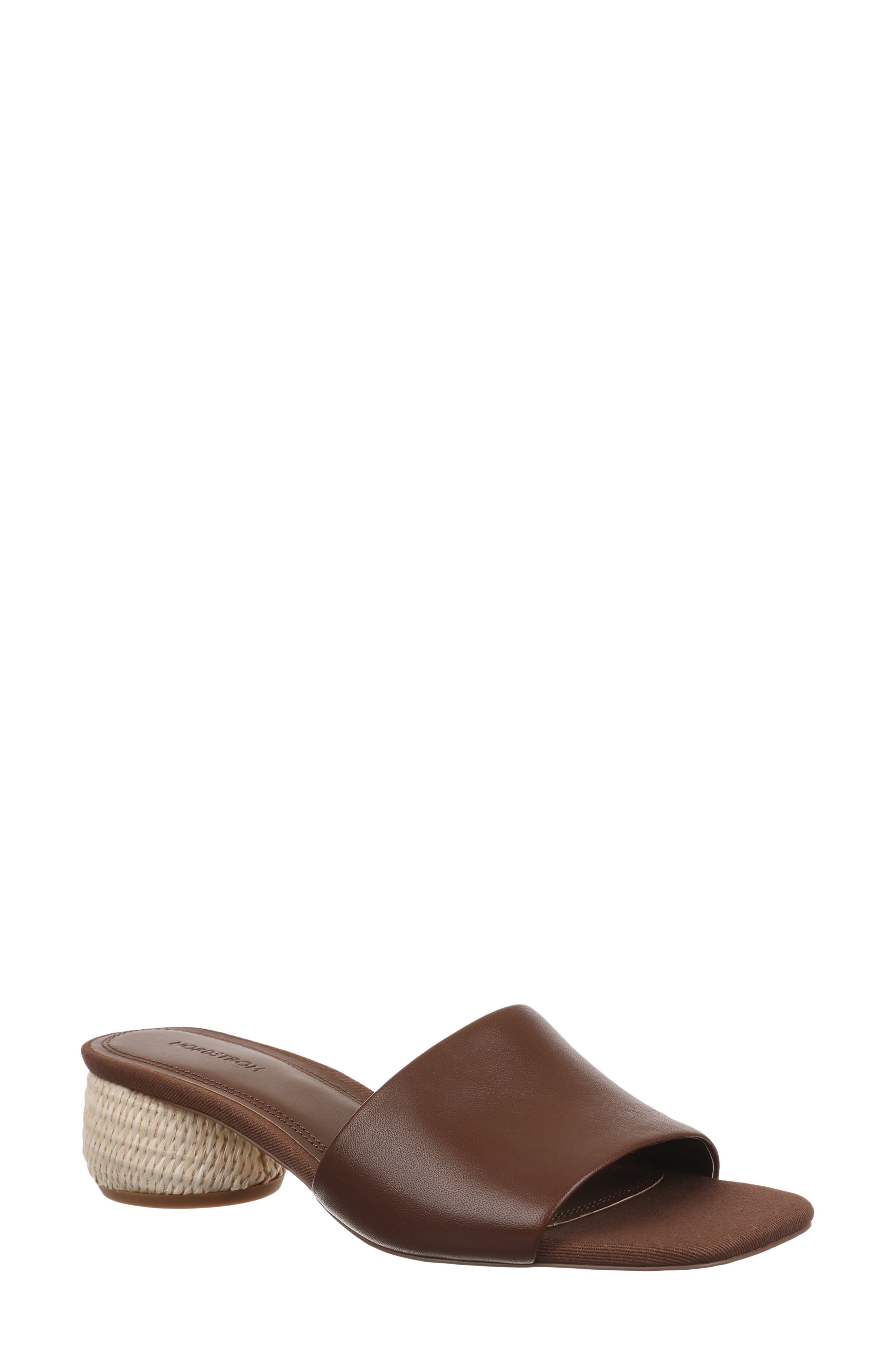 Nordstrom Winona Slide Sandal, Main, color, Brown Dark Mage