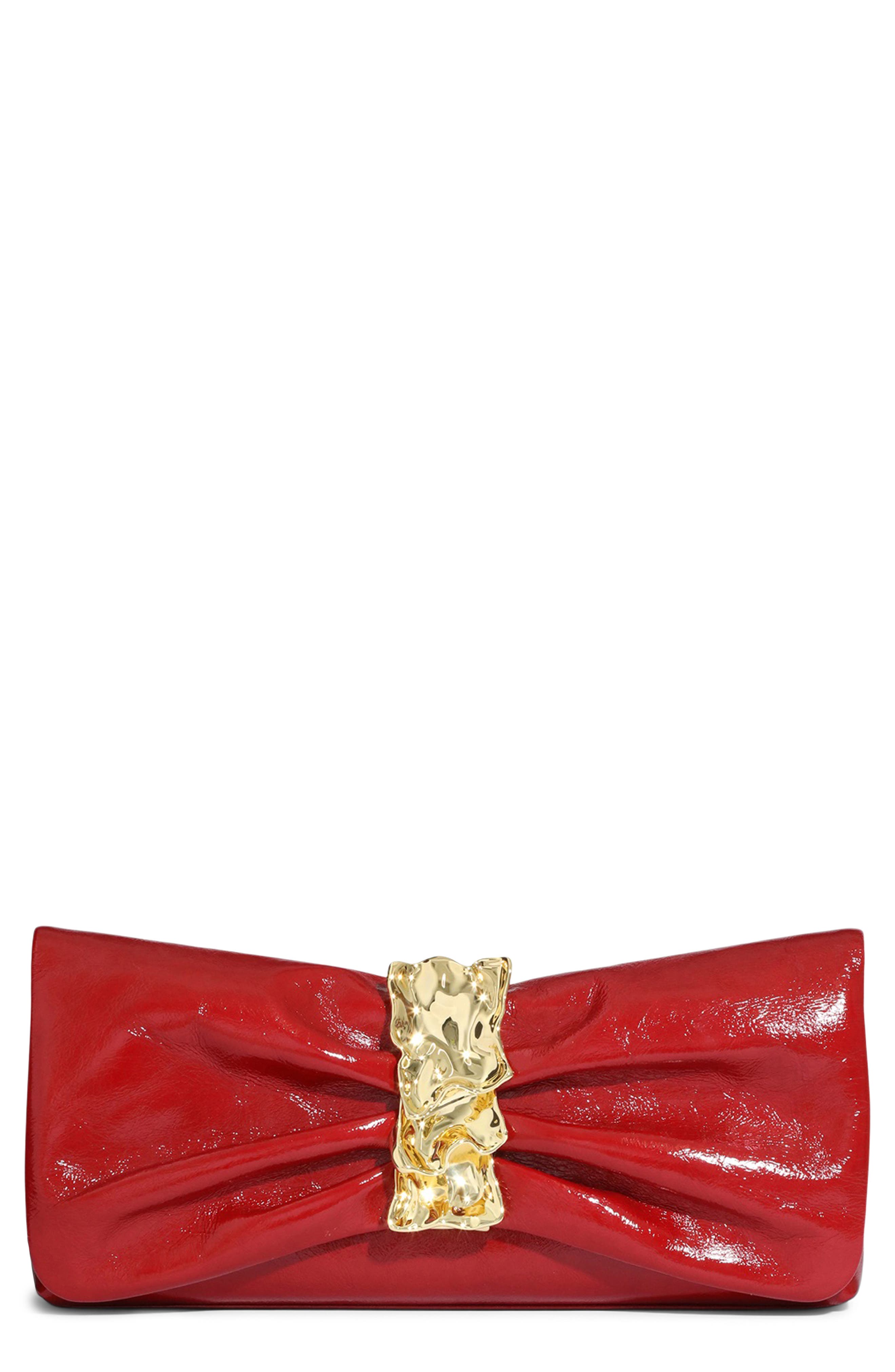 Alexis Bittar Ribbon Leather Shoulder Bag, Main, color, 