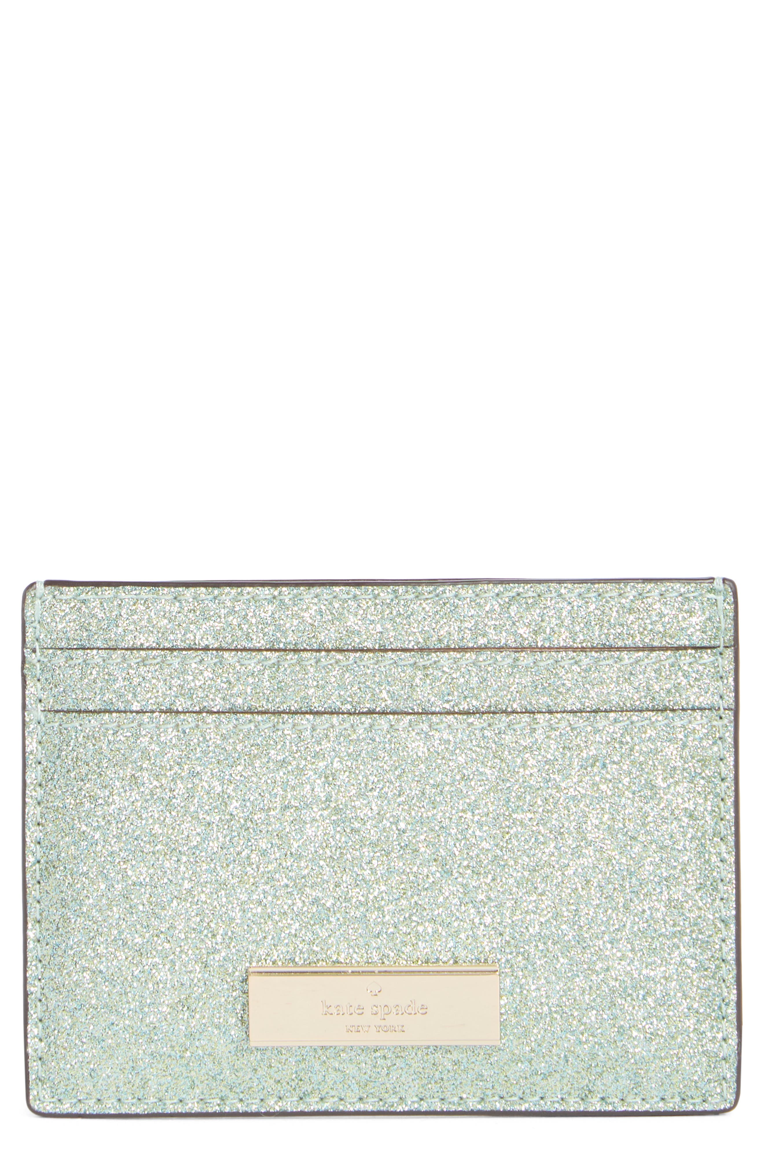 Kate Spade New York kenzie glitter card case