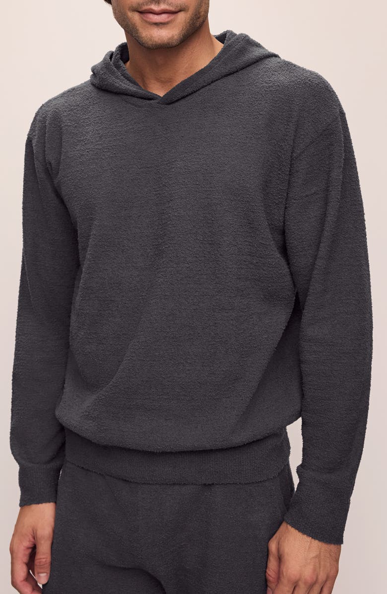 Eberjey Recycled Bouclé Lounge Hoodie, Main, color, 