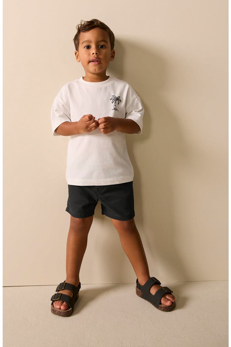 Kids' Pull-On Shorts, Alternate, color, BLACK