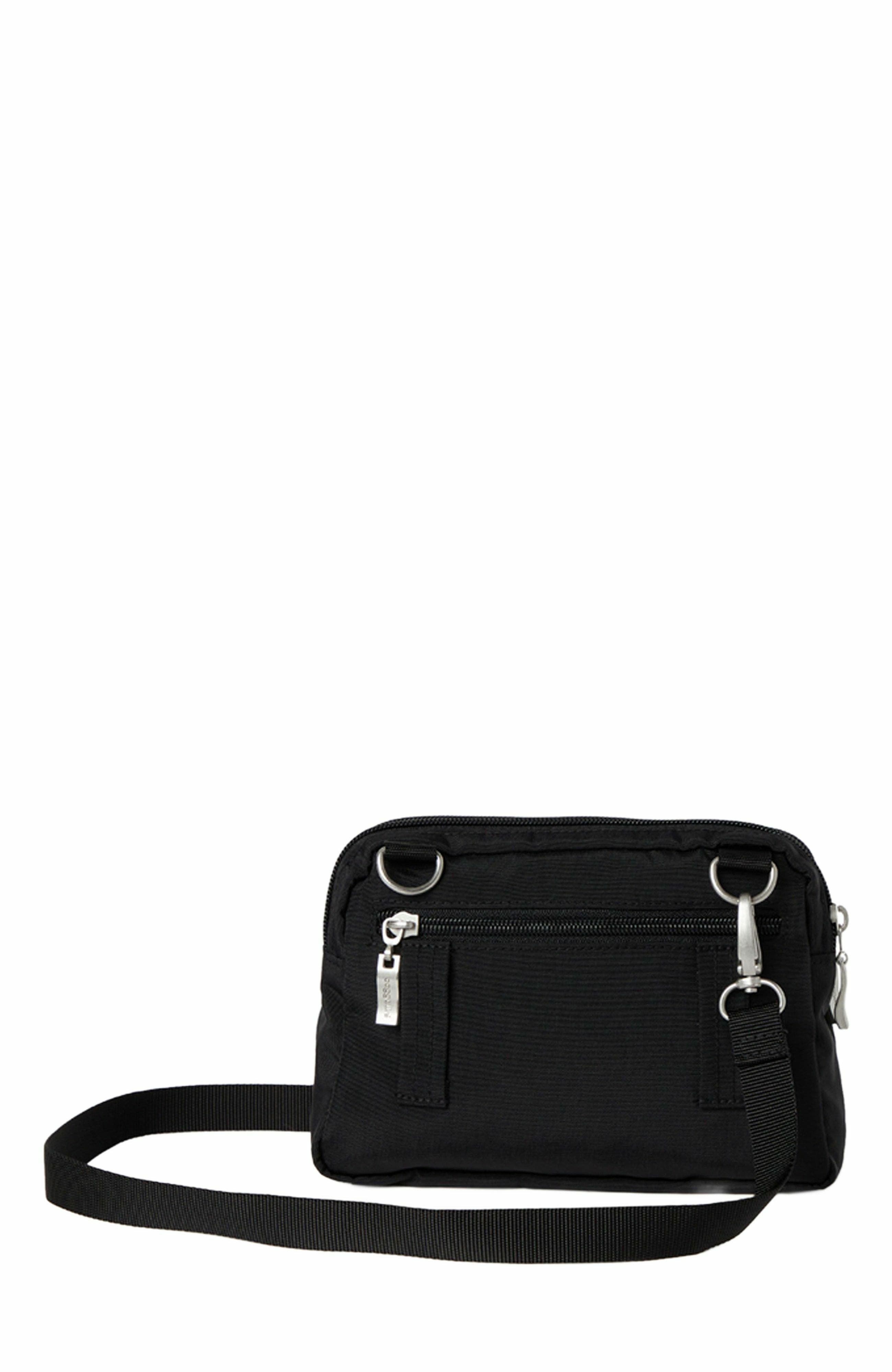 BAGGALLINI Trifecta RFID Wallet Crossbody Bag, Alternate, color, Black
