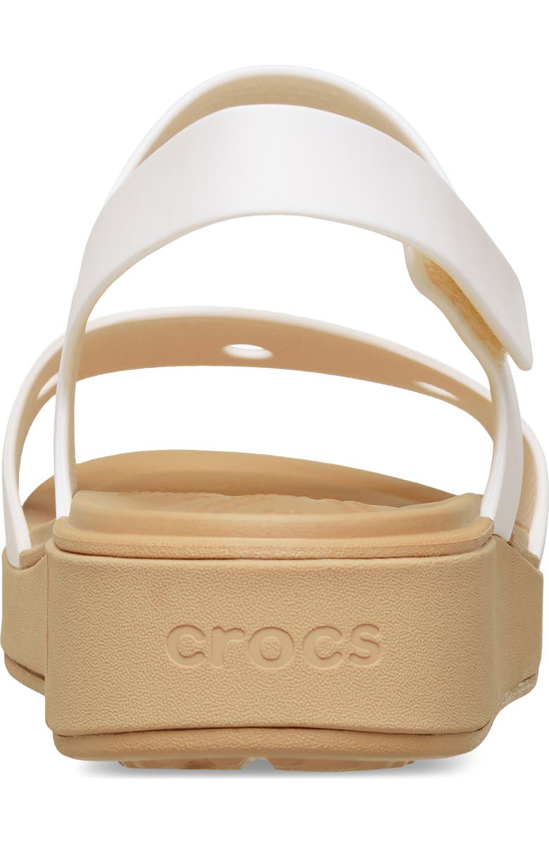 CROCS Kids' Brooklyn Slingback Sandal, Alternate, color, Chalk/ Cashew