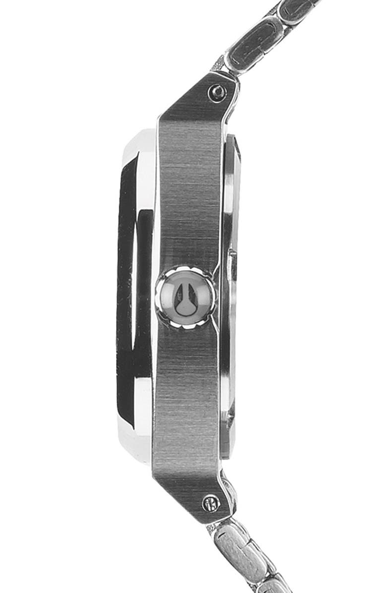 Nixon 'The Small Time Teller' Bracelet Watch, 26mm, Alternate, color, Silver