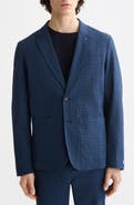 Scotch & Soda Regular Fit Unconstructed Cotton Stretch Seersucker Suit Jacket