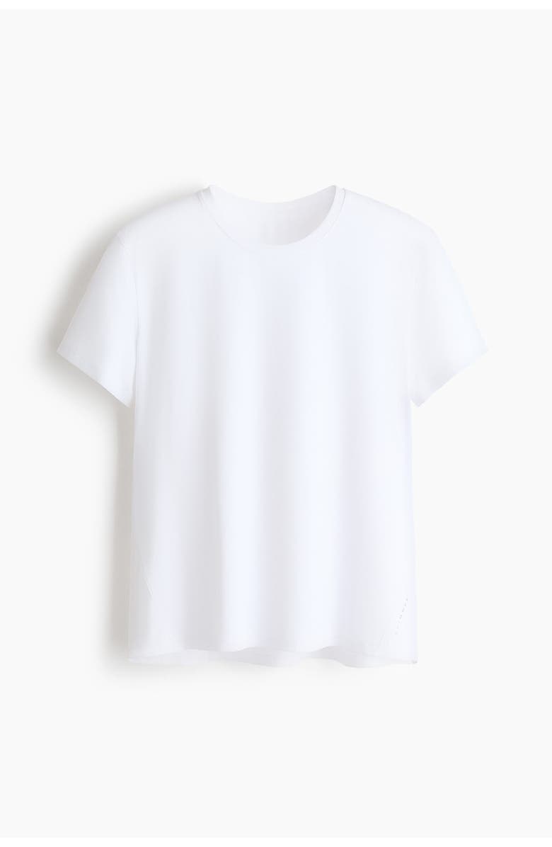 H&M Cooling Running T-shirt With Drymove, Main, color, White