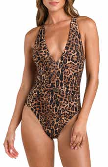 Lisa Plunge One-Piece Swimsuit