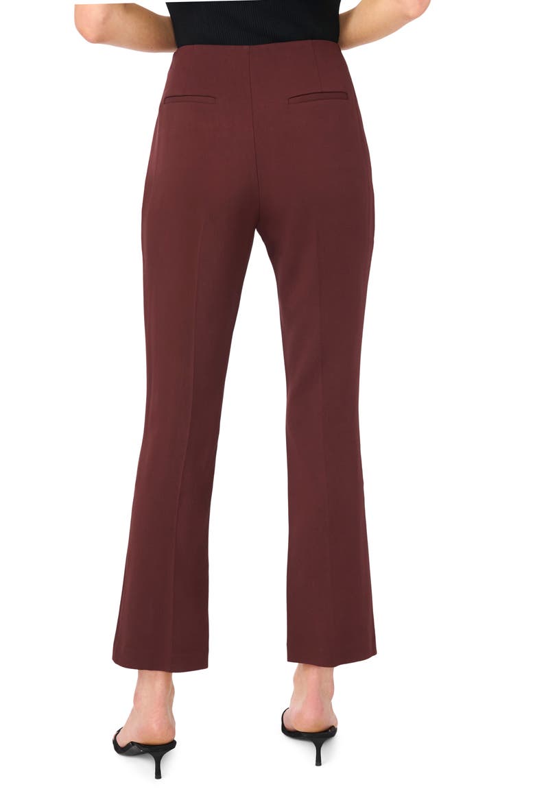 Louisa Pintuck Ankle Pants, Alternate, color, BITTER CHOCOLATE