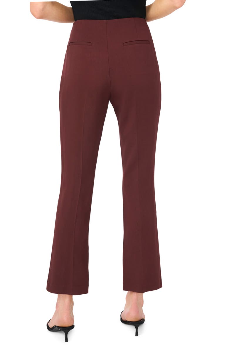 Ted Baker Louisa Pintuck Ankle Pants, Alternate, color, Bitter Chocolate