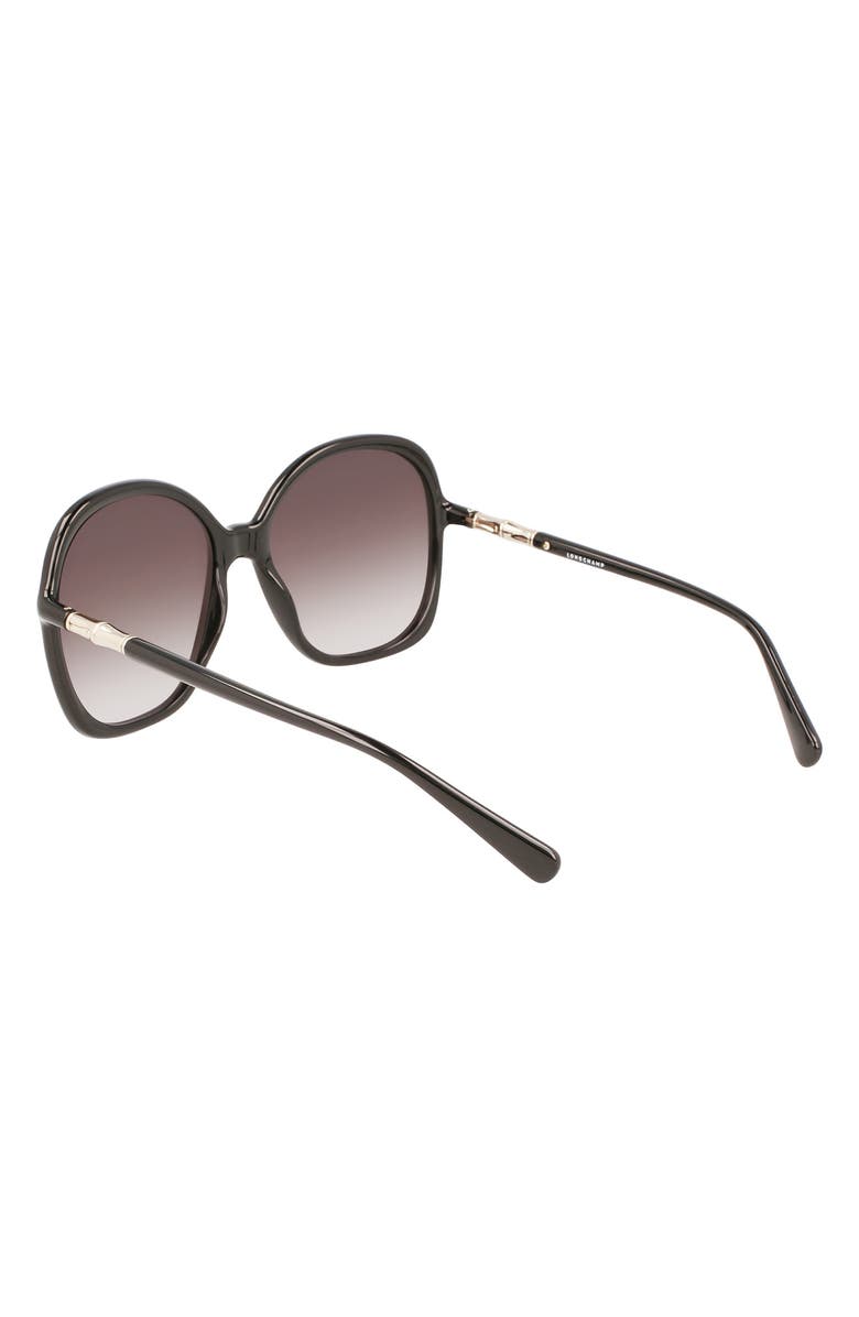 Longchamp 59mm Roseau Modified Rectangle Sunglasses, Alternate, color,