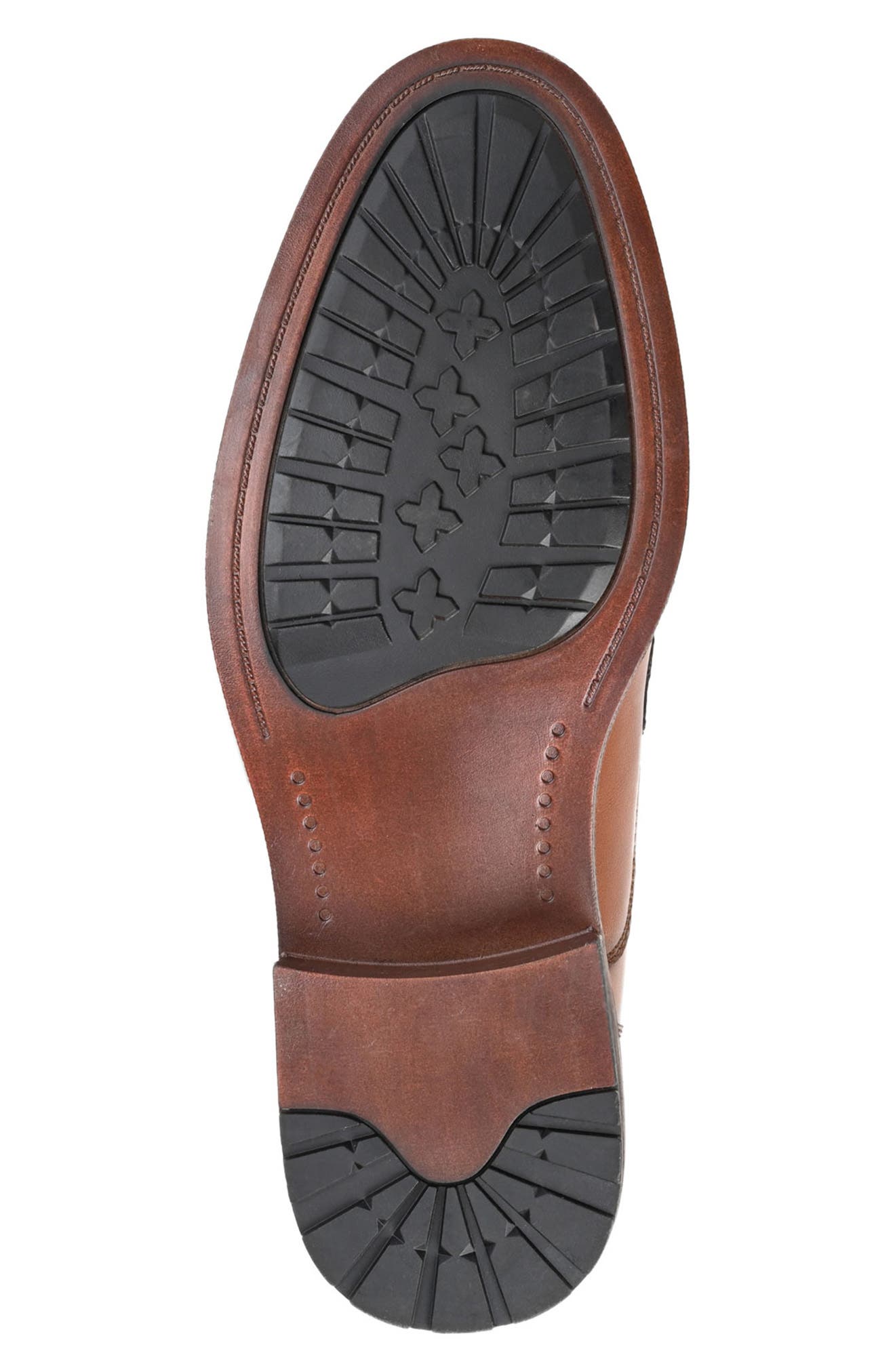 VANCE CO Langford Vegan Leather Ankle Boot, Alternate, color, Brown