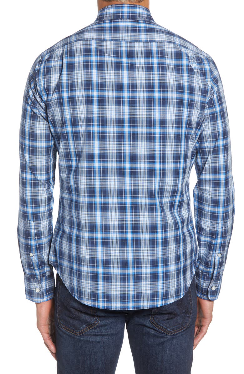 Bonobos Slim Fit Plaid Button-Down Sport Shirt, Alternate, color, 