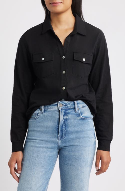 Apny Western Button-up Shirt In Black