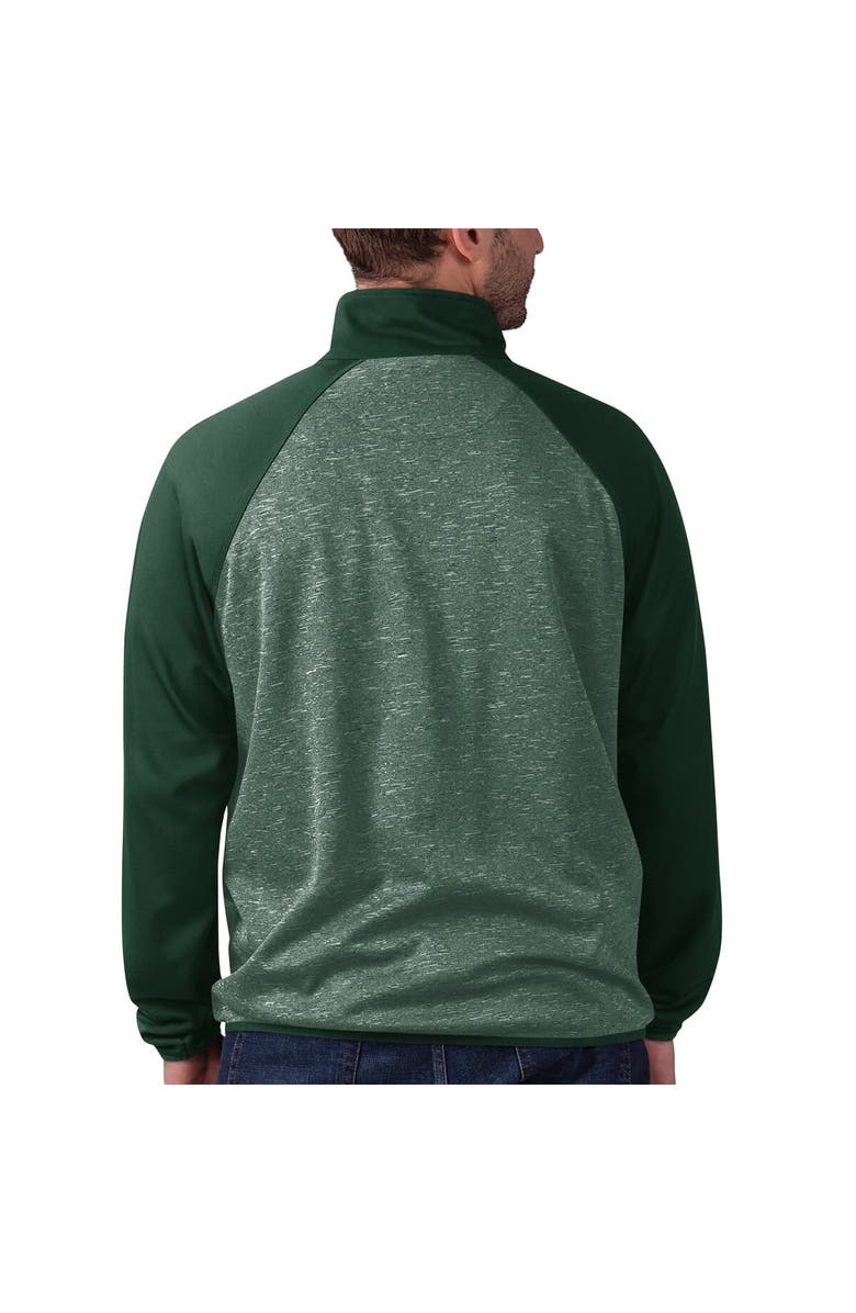 G-III SPORTS BY CARL BANKS Men's G-III Sports by Carl Banks Green Minnesota Wild Runners Raglan Full-Zip Track Jacket, Alternate, color, Green