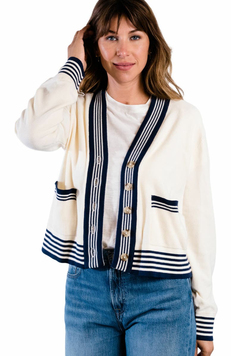 ABLE Madilyn Varsity Cardigan, Main, color,