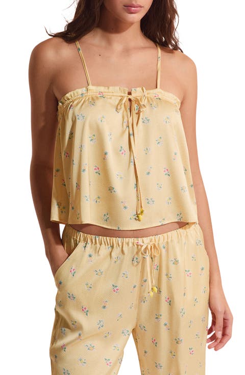Baie Crop Pajama Camisole