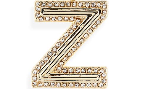 Baublebar Arianna Initial Pendant Necklace In Gold