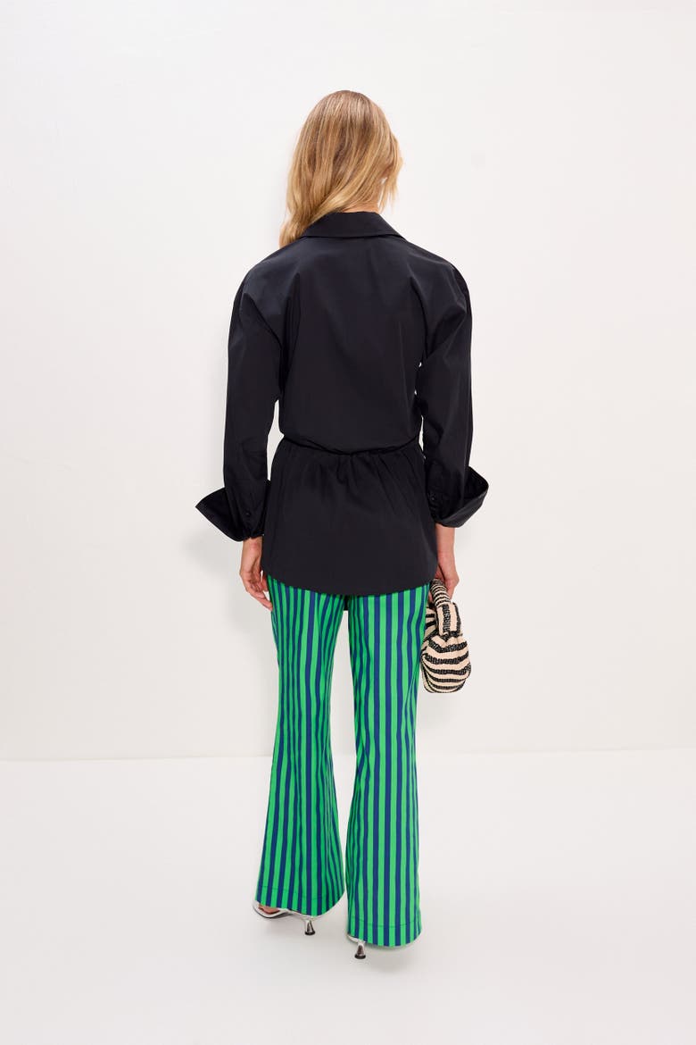 Inna Poplin Top, Alternate, color, BLACK