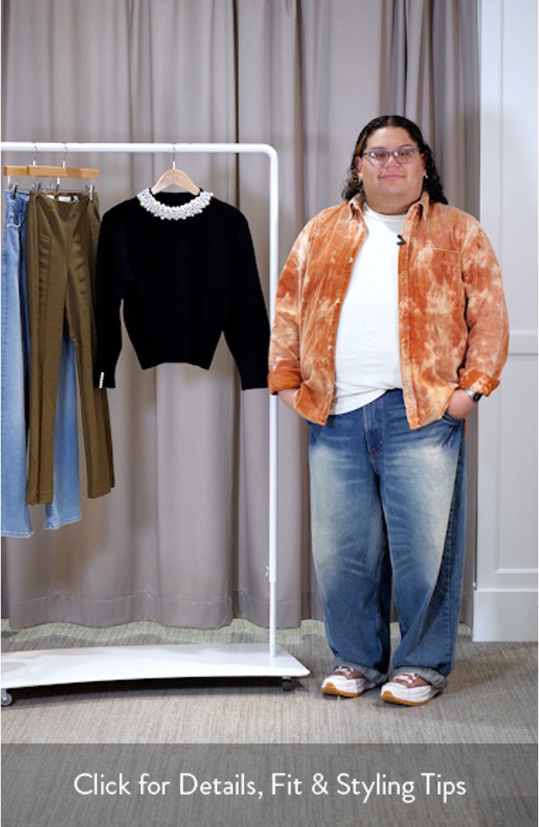 Hepburn Beaded Collar Sweater, sales video thumbnail