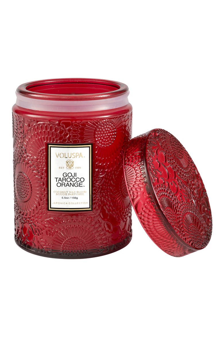 Goji Tarocco Orange Small Jar Candle, Alternate, color, GOJI TAROCCO ORANGE