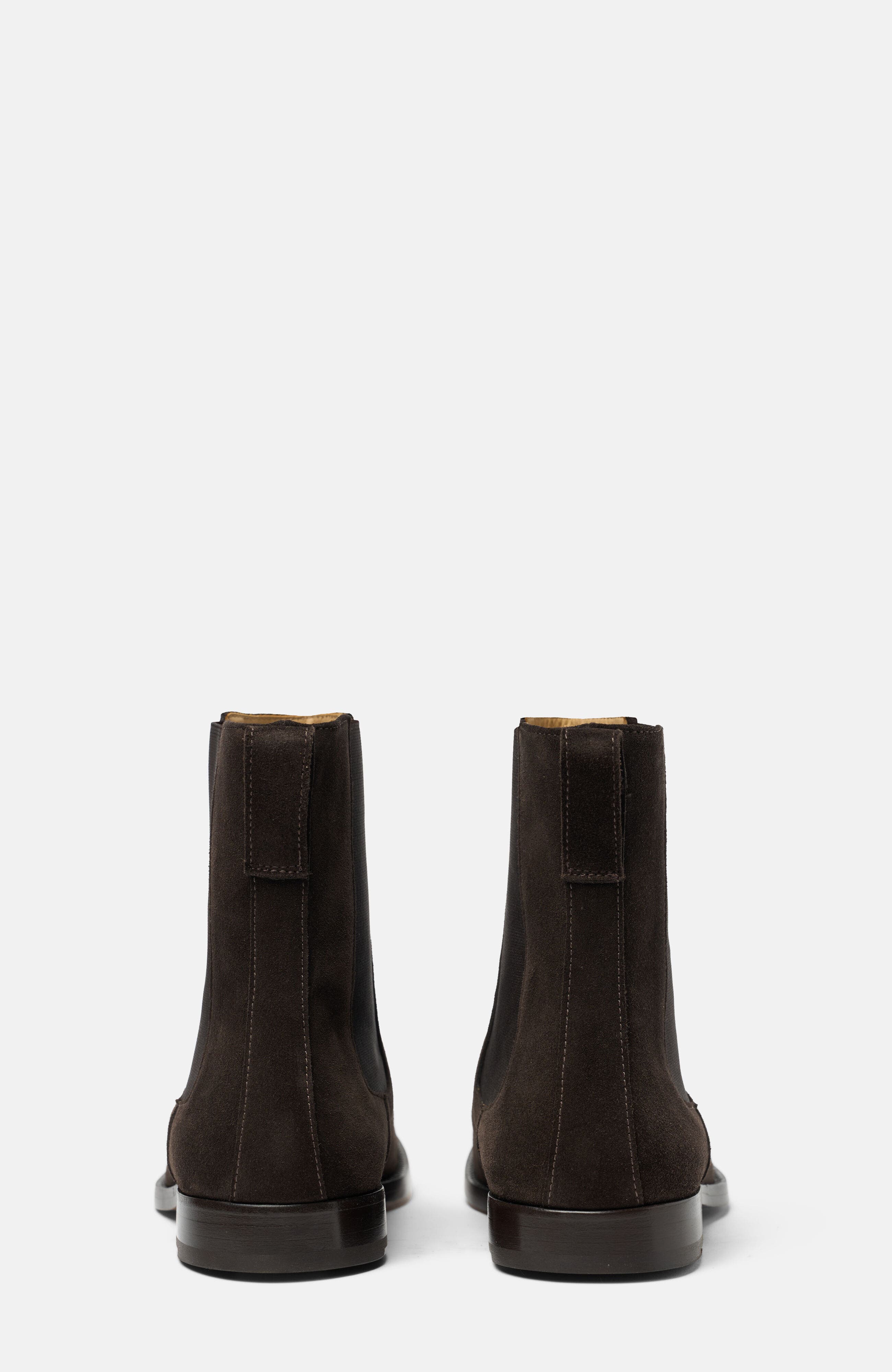 Elliot Chelsea Boots, Alternate, color, Dark Brown - Suede