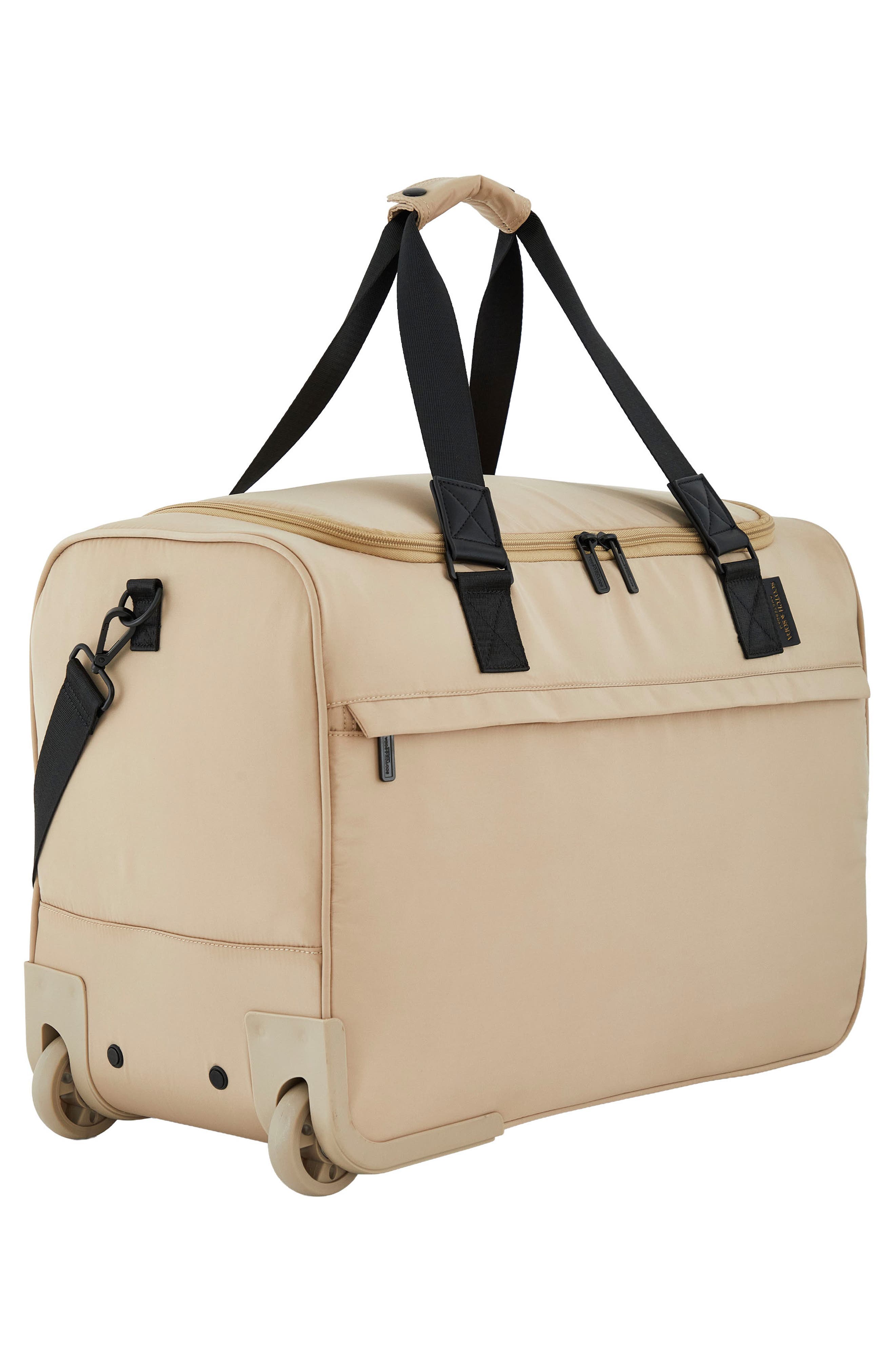 Scotch & Soda Eindhoven Rolling Weekender Bag, Alternate, color, Travertine