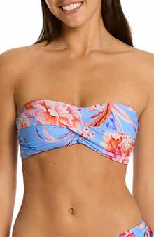 Sea Level Indochine Twist Bandeau Bikini Top