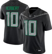Nike Men's Nike Justin Herbert Black Oregon Ducks Alumni Game Jersey