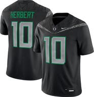Nike Men's Nike Justin Herbert Black Oregon Ducks Alumni Game Jersey