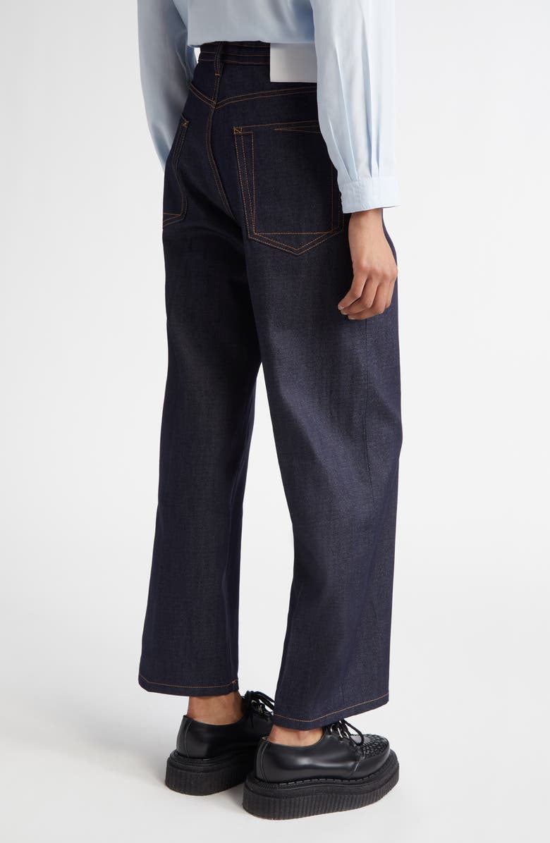 SETCHU Paper Denim Straight Leg Jeans, Alternate, color,