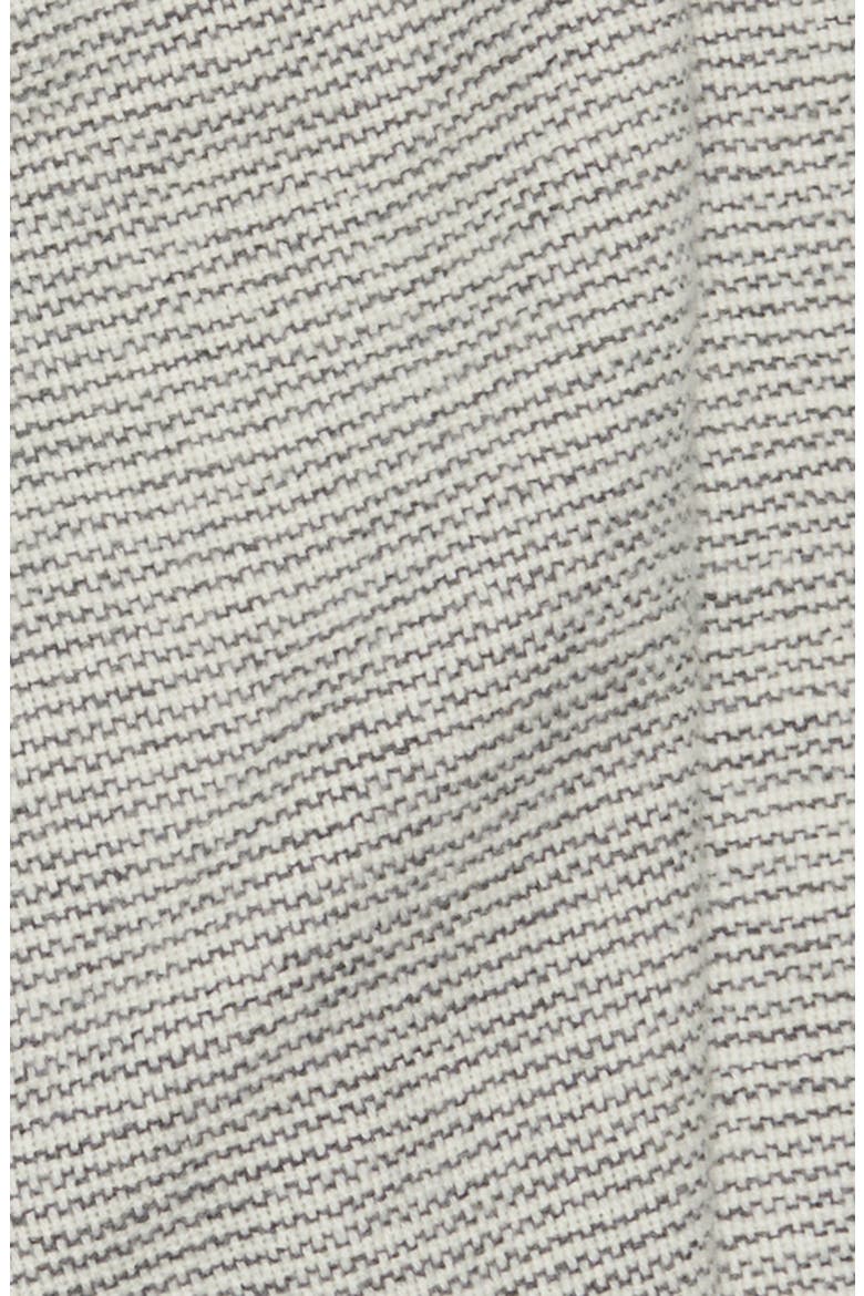 Lightweight Wool & Cashmere Wrap, Alternate, color, MID GREY - WHITE