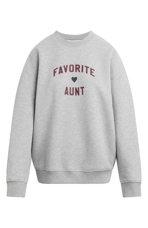 The Favorite Aunt Graphic Sweatshirt
