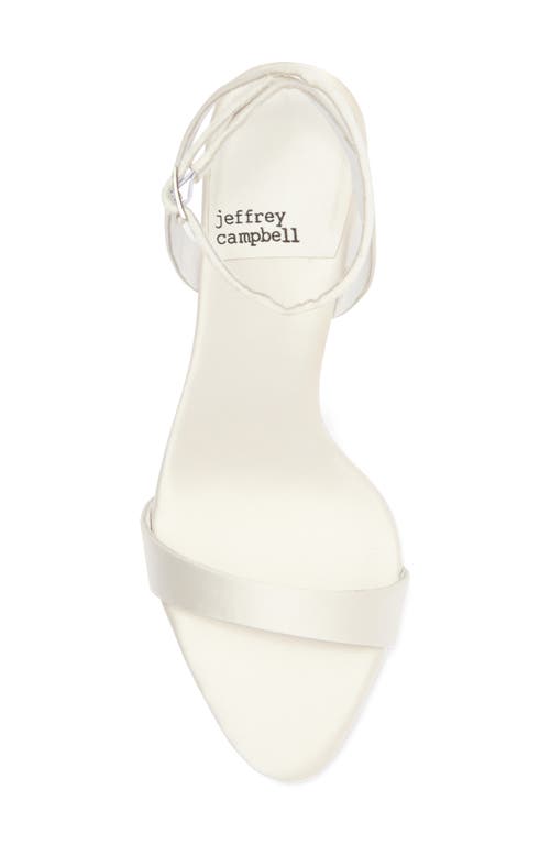 Jeffrey Campbell Blossmz Ankle Strap Satin Sandal