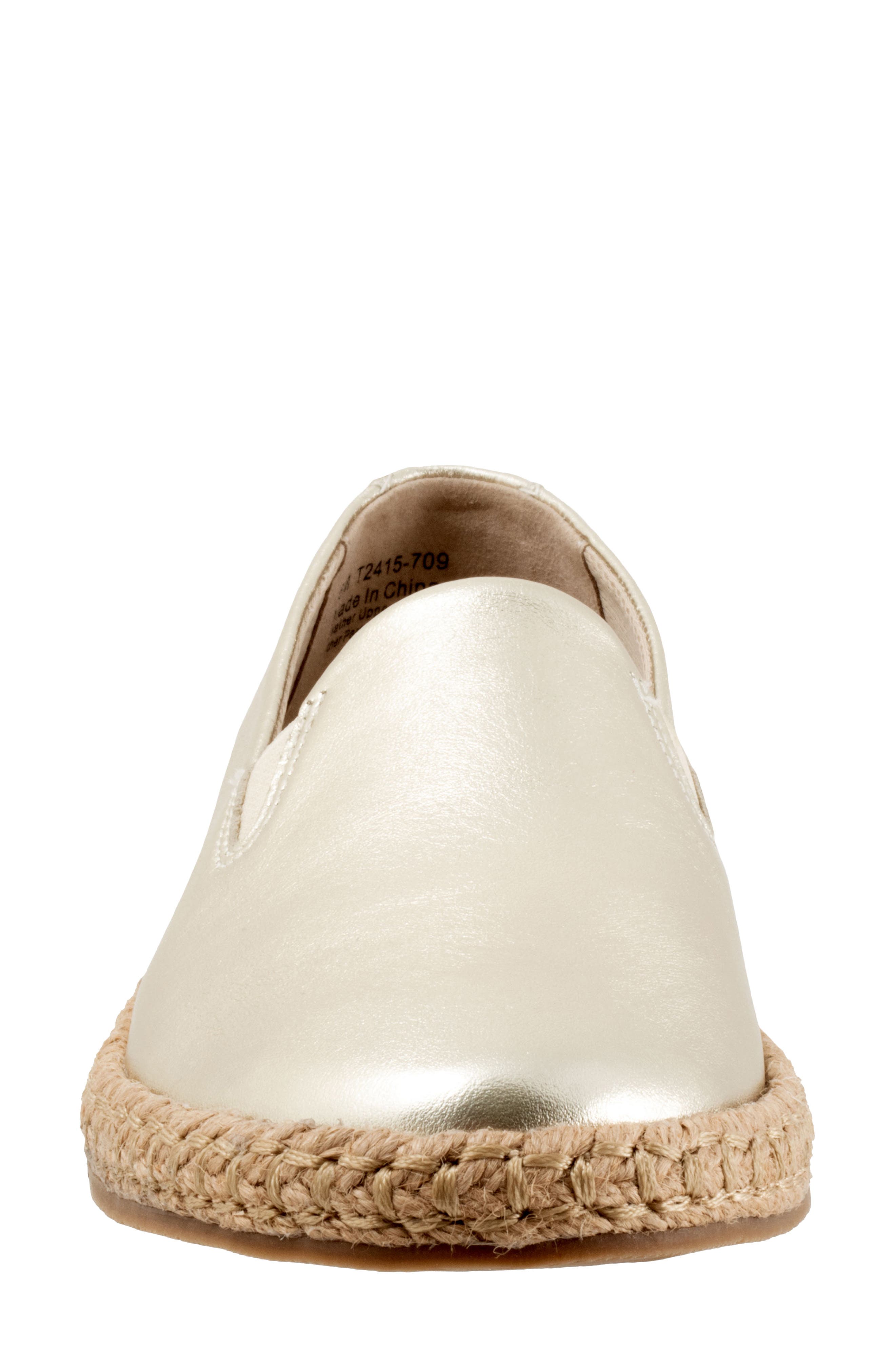 Poppy Espadrille Flat, Alternate, color, CHAMPAGNE