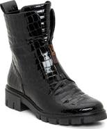 ara Deon Zip Combat Boot