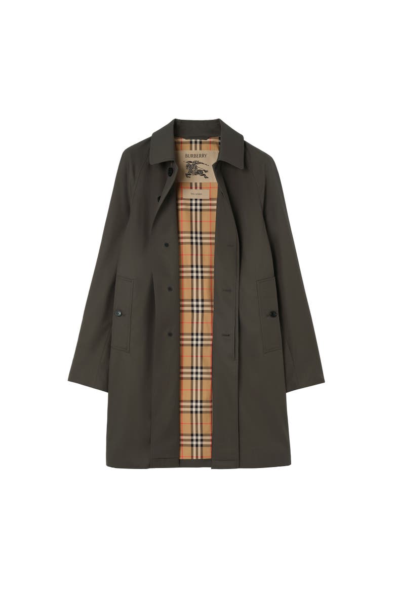 Mid-length Tropical Gabardine Camden Car Coat, Alternate, color, Graphite grey