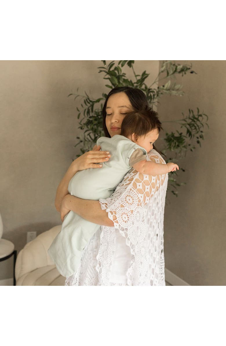 Tiny Twinkle Supersoft Micro-Fleece Sleep Sack with Swaddle Transition, Alternate, color, Sage