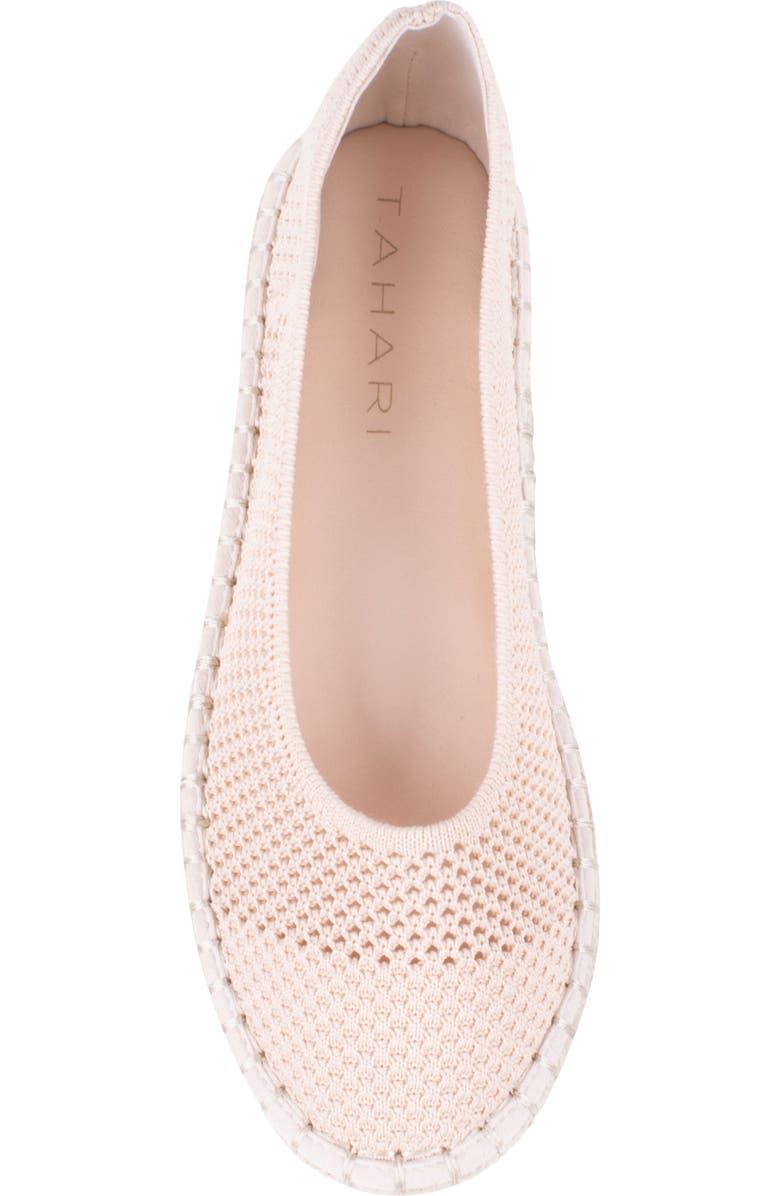 Tahari Juniper Esapdrille Ballet Flat, Alternate, color, Natural