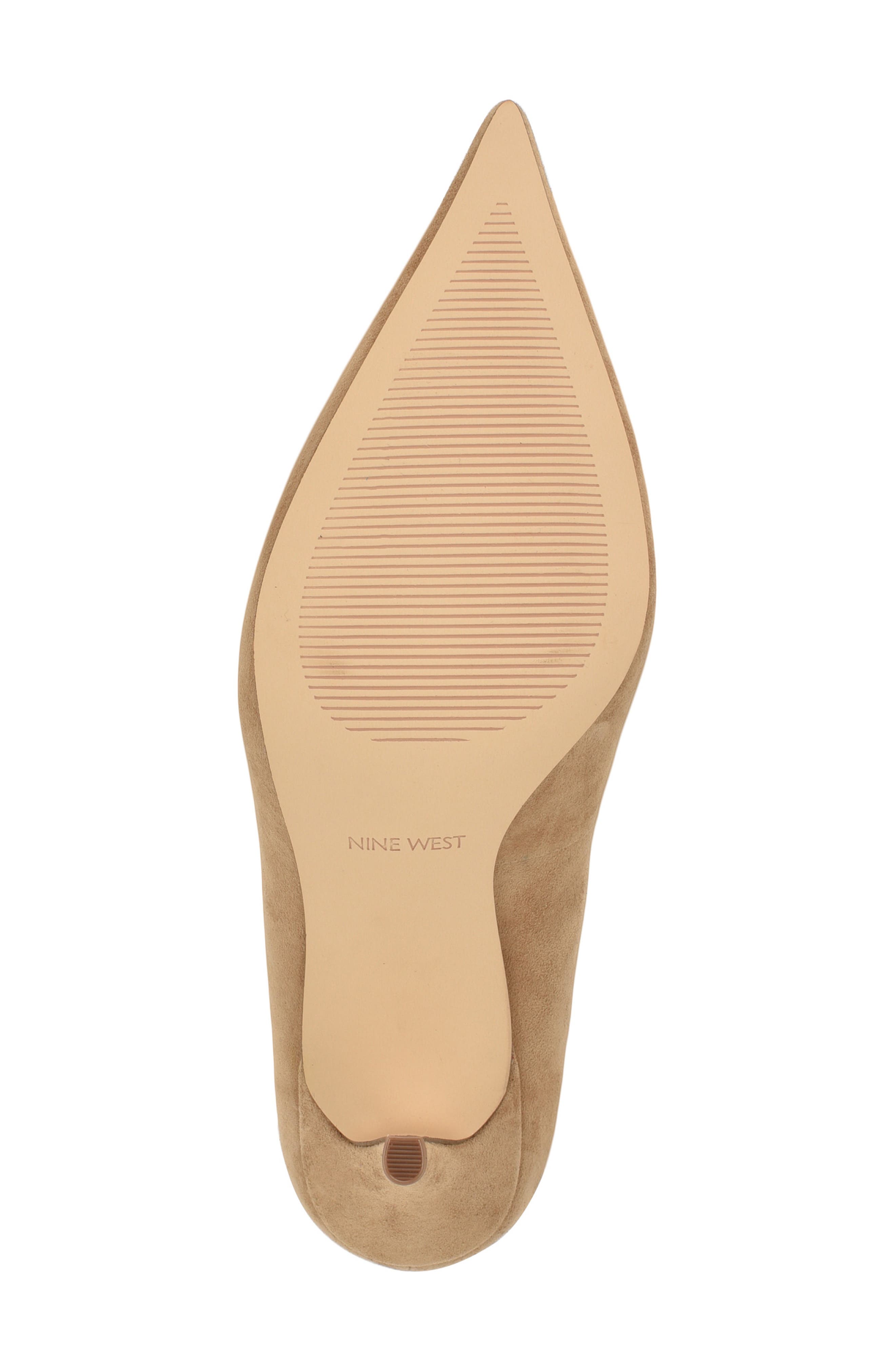 Nine West Gemmha Pointed Toe Pump, Alternate, color, Taupe