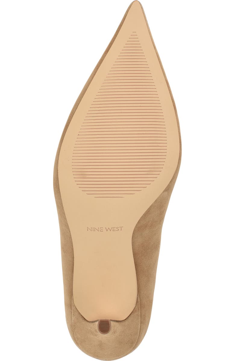 Nine West Gemmha Pointed Toe Pump, Alternate, color, Taupe