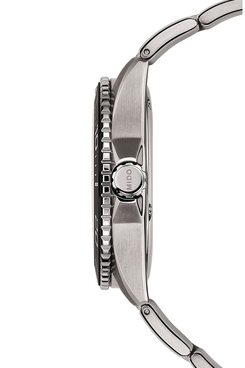 Ocean Star 200 Titanium Bracelet Watch, 42.5mm, Alternate, color, BLACK