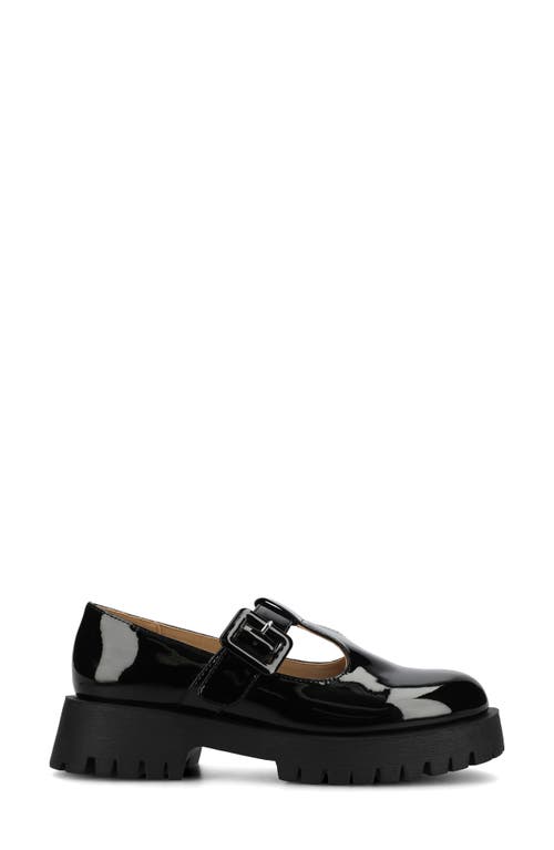 Journee Collection Suvi Mary Jane Loafer In Patent/black