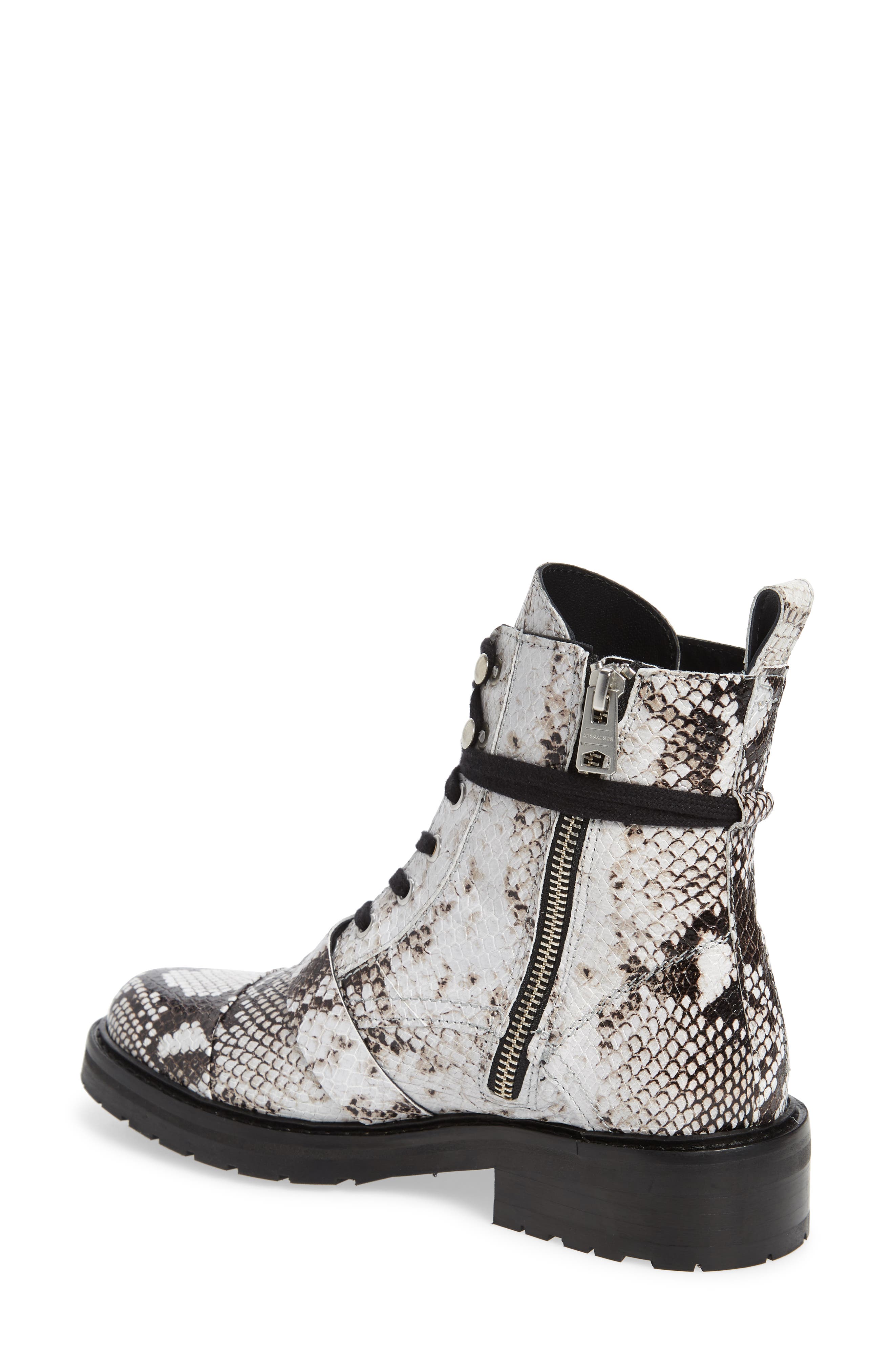 AllSaints Donita Combat Boot, Alternate, color, 
