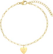 Adornia Initial Chain Bracelet