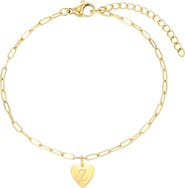 Adornia Initial Chain Bracelet
