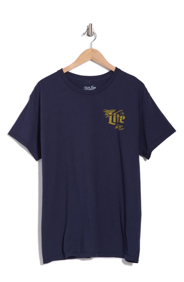 Junk Food Miller Lite Graphic T-Shirt, Alternate, color, 