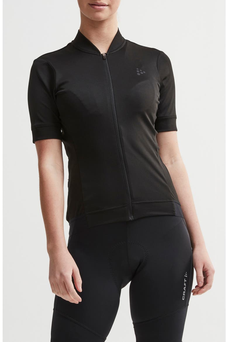 Essence Jersey Bike Top, Main, color, BLACK