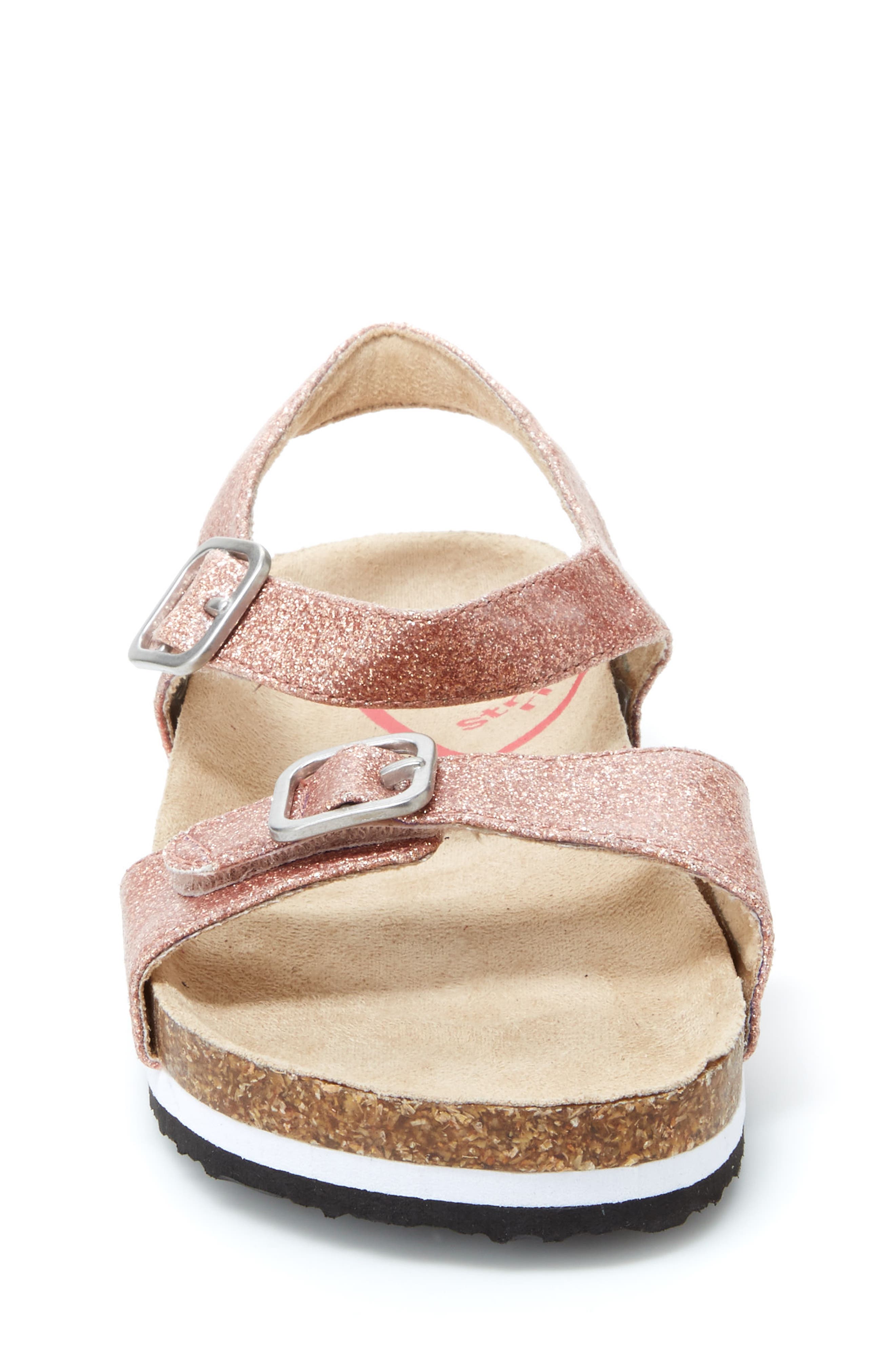 Stride Rite Zuly Glitter Sandal, Alternate, color, 