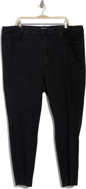 Good American Good Legs Raw Hem Skinny Jeans