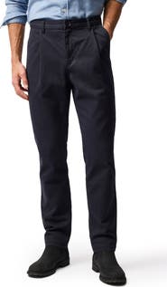Rodd & Gunn Fielding Pleated Tapered Cotton Twill Chinos
